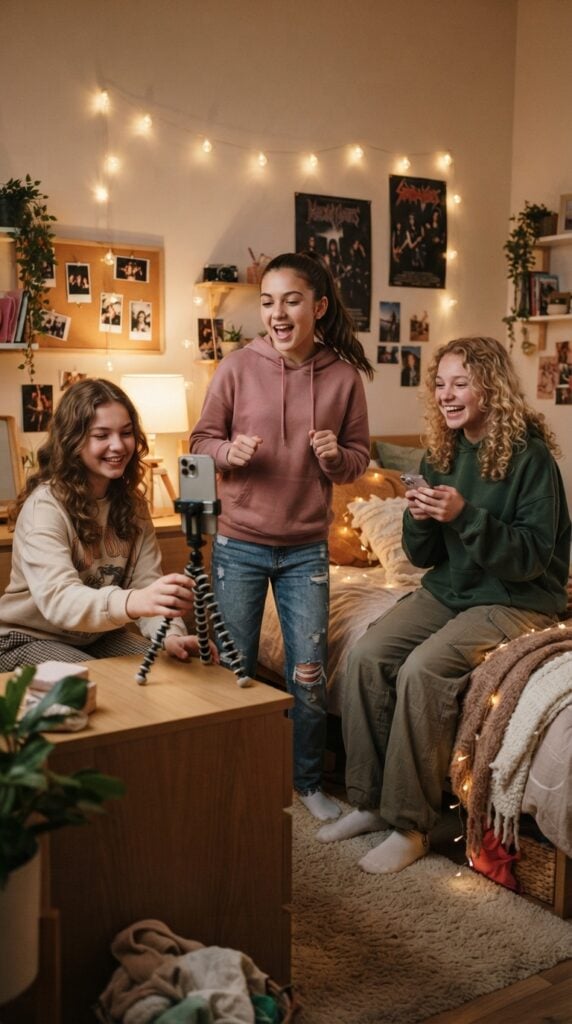 Teenagers_filming_music_video