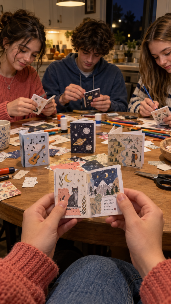 Tiny-Handmade-Zines-at-the-Kitchen-Table.