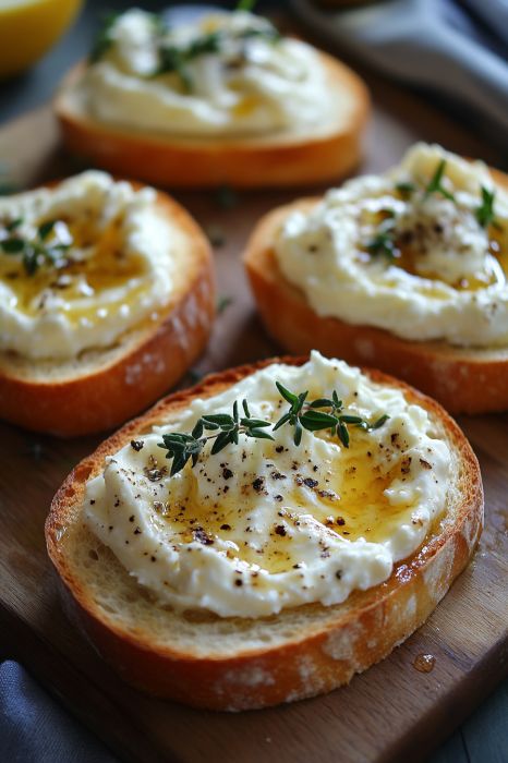 Whipped-Feta-Crostini-Easy-Birthday-Party-Appetizers-for-Adults.