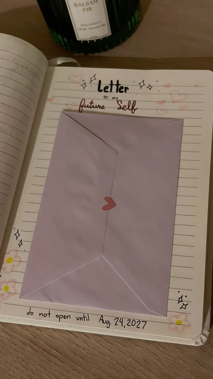Write-a-Letter-to-Your-Future-Self-Low-Key-Birthday-Ideas-For-Adults